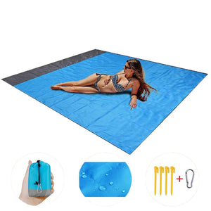 Waterproof Beach Blanket Portable Picnic Mat (2M*2.1M)