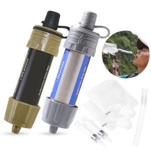 Water Filtration Survival Drinking Purifier For Emergency Hiking Camping