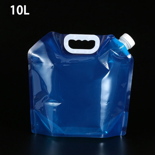 Portable Ultralight Foldable Water Bag Silicone Water Bottle Bag Outdoor  Sport Supplies Hiking Camping Soft Flask Water Bag - Water Bags - AliExpress